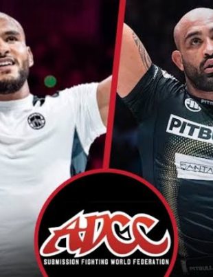 Montagem oficial do confronto entre Kaynan Duarte e Yuri Simoes no ADCC 2026