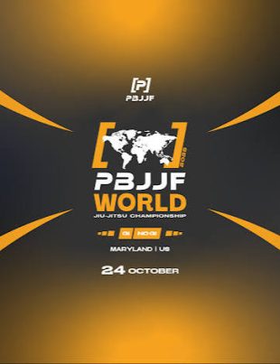 Arte oficial do PBJJF World Jiu-Jitsu Championship 2026, Gi e No-Gi, 24 de outubro em Maryland